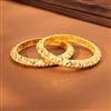 Antique Plain Gold Bangles With Gold Plating