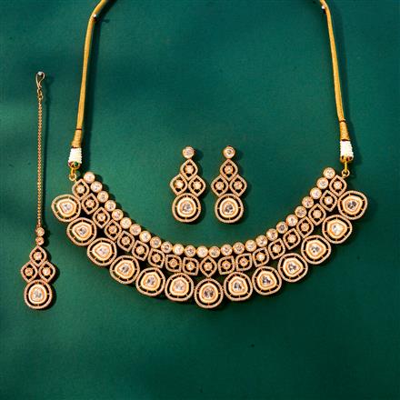 Kundan Meenakari Necklace With Gold Plating