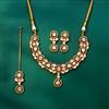 Kundan Meenakari Necklace With Gold Plating