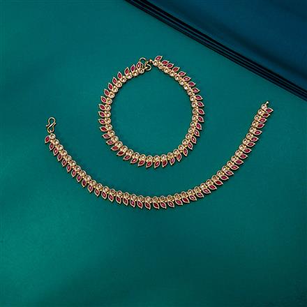 Antique Classic Payal With Mehndi Plating