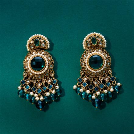Antique Classic Earring With Mehndi Plating