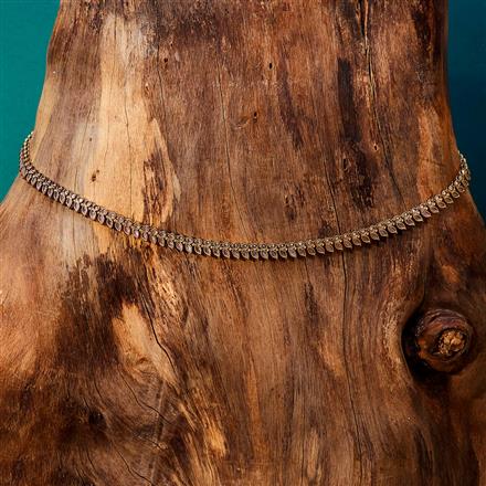 Antique Classic Belt With Mehndi Plating
