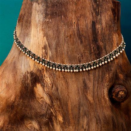 Antique Classic Belt With Mehndi Plating