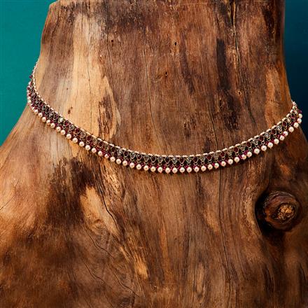 Antique Classic Belt With Mehndi Plating