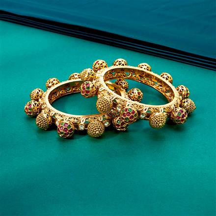 Antique Openable Bangles With Gold Plating