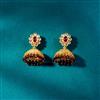 Antique Jhumki With Matte Gold Plating