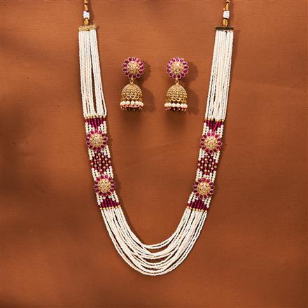 Antique Mala Necklace With Gold Plating