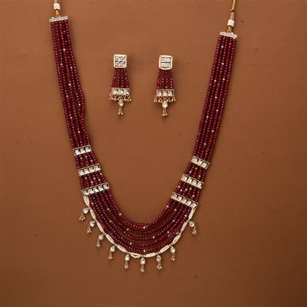 Antique Long Necklace With Gold Plating