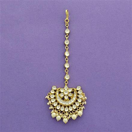 Kundan Classic Tikka With Gold Plating