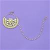 Kundan Classic Nose Ring With Gold Plating