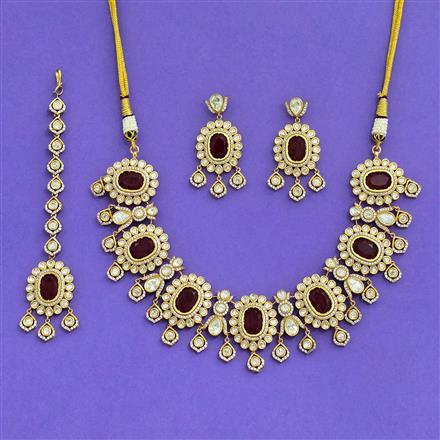 Kundan Classic Necklace With Victorian Plating
