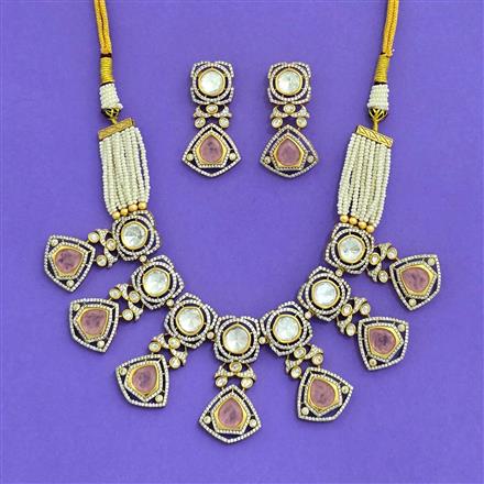 Kundan Classic Necklace With Victorian Plating