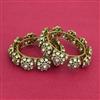 Kundan Openable Bangles With Mehndi Plating