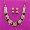 Antique Choker Necklace With Carat Plating
