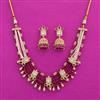 Antique Choker Necklace With Carat Plating