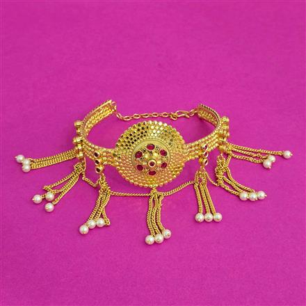Antique Classic Baju Band With Gold Plating