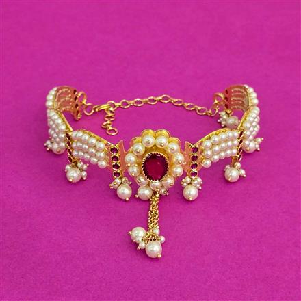 Antique Classic Baju Band With Gold Plating