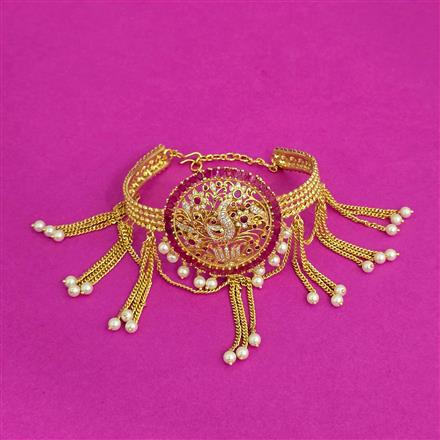 Antique Classic Baju Band With Gold Plating