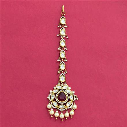 Kundan Moti Tikka With Victorian Plating