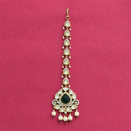 Kundan Moti Tikka With Victorian Plating