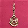 Kundan Moti Tikka With Carat Plating