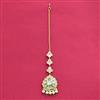 Kundan Meenakari Tikka With Carat Plating
