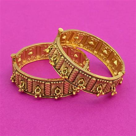 Antique Openable Bangles With Gold Plating