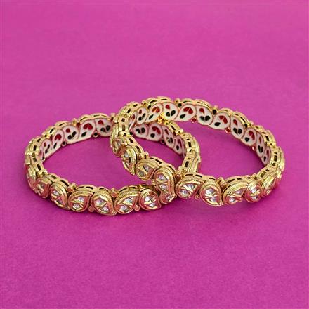 Antique Classic Bangles With Carat Plating