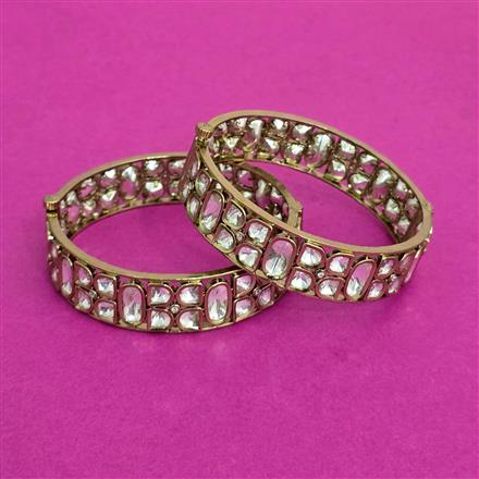 Antique Openable Bangles With Mehndi Plating