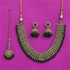 Antique Classic Necklace With Mehndi Plating