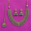 Antique Classic Necklace With Mehndi Plating