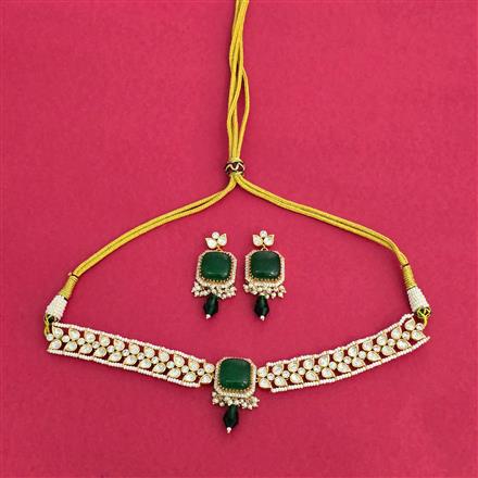 Kundan Choker Necklace With Carat Plating