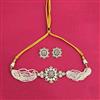 Kundan Choker Necklace With Mehndi Plating