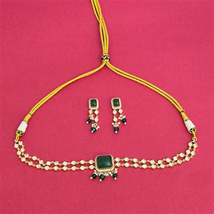 Kundan Choker Necklace With Carat Plating