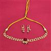 Kundan Choker Necklace With Carat Plating