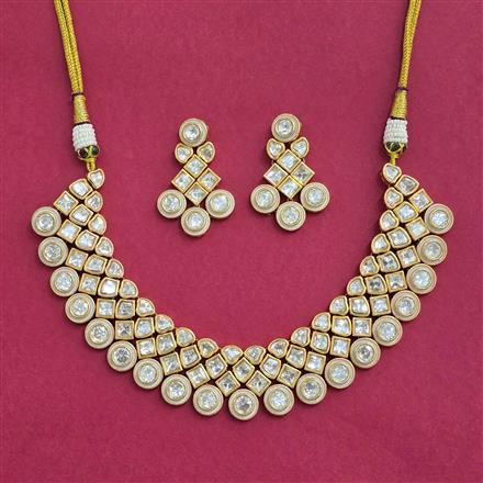 Kundan Meenakari Necklace With Carat Plating