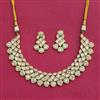 Kundan Meenakari Necklace With Carat Plating