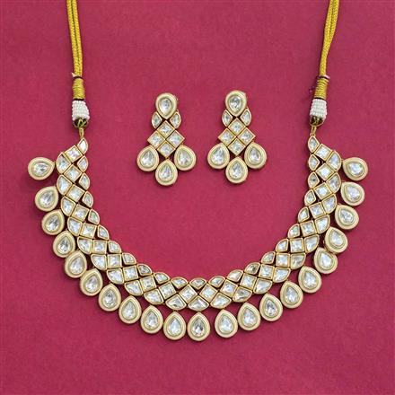 Kundan Meenakari Necklace With Carat Plating