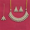 Kundan Meenakari Necklace With Carat Plating