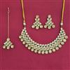 Kundan Meenakari Necklace With Carat Plating