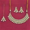 Kundan Meenakari Necklace With Carat Plating