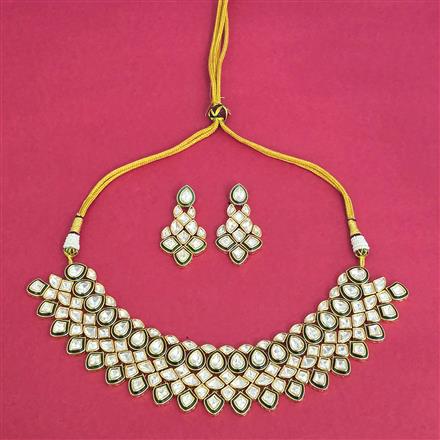 Kundan Meenakari Necklace With Carat Plating