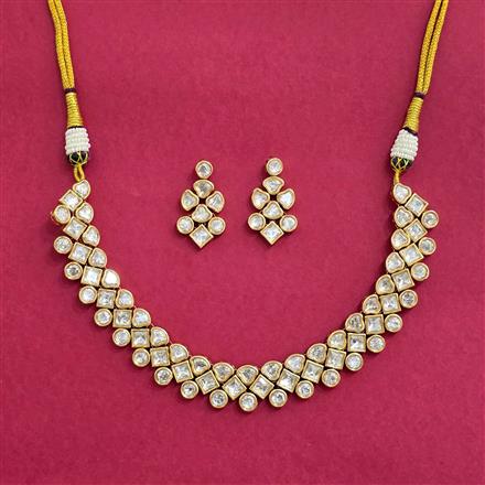 Kundan Classic Necklace With Carat Plating