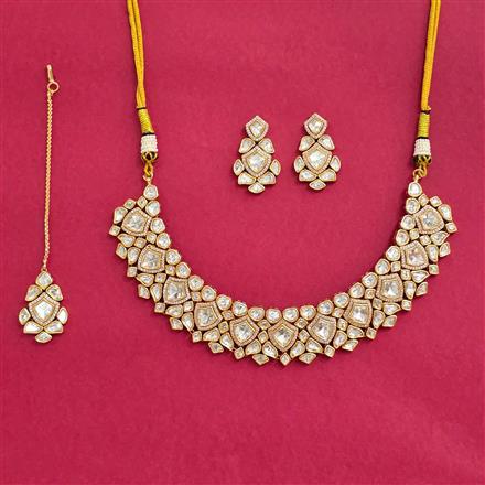 Kundan Classic Necklace With Carat Plating