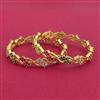 Cz Classic Bangles With Gold Plating