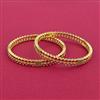 Cz Classic Bangles With Gold Plating
