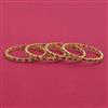 Cz Classic Bangles With Gold Plating