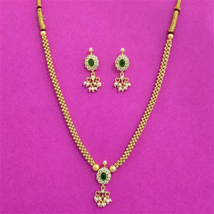 Antique Mala Necklace With Gold Plating