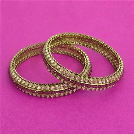 Antique Classic Bangles With Mehndi Plating