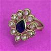 Antique Adjustable Ring With Mehndi Plating